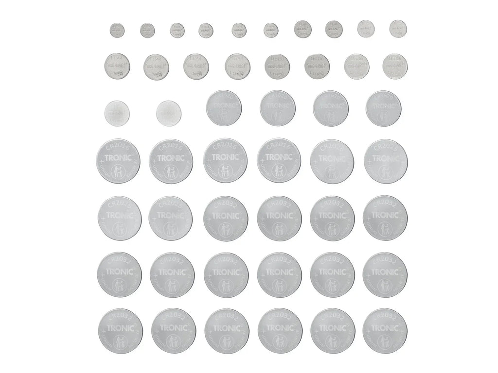TRONIC Piles bouton, 48 pices