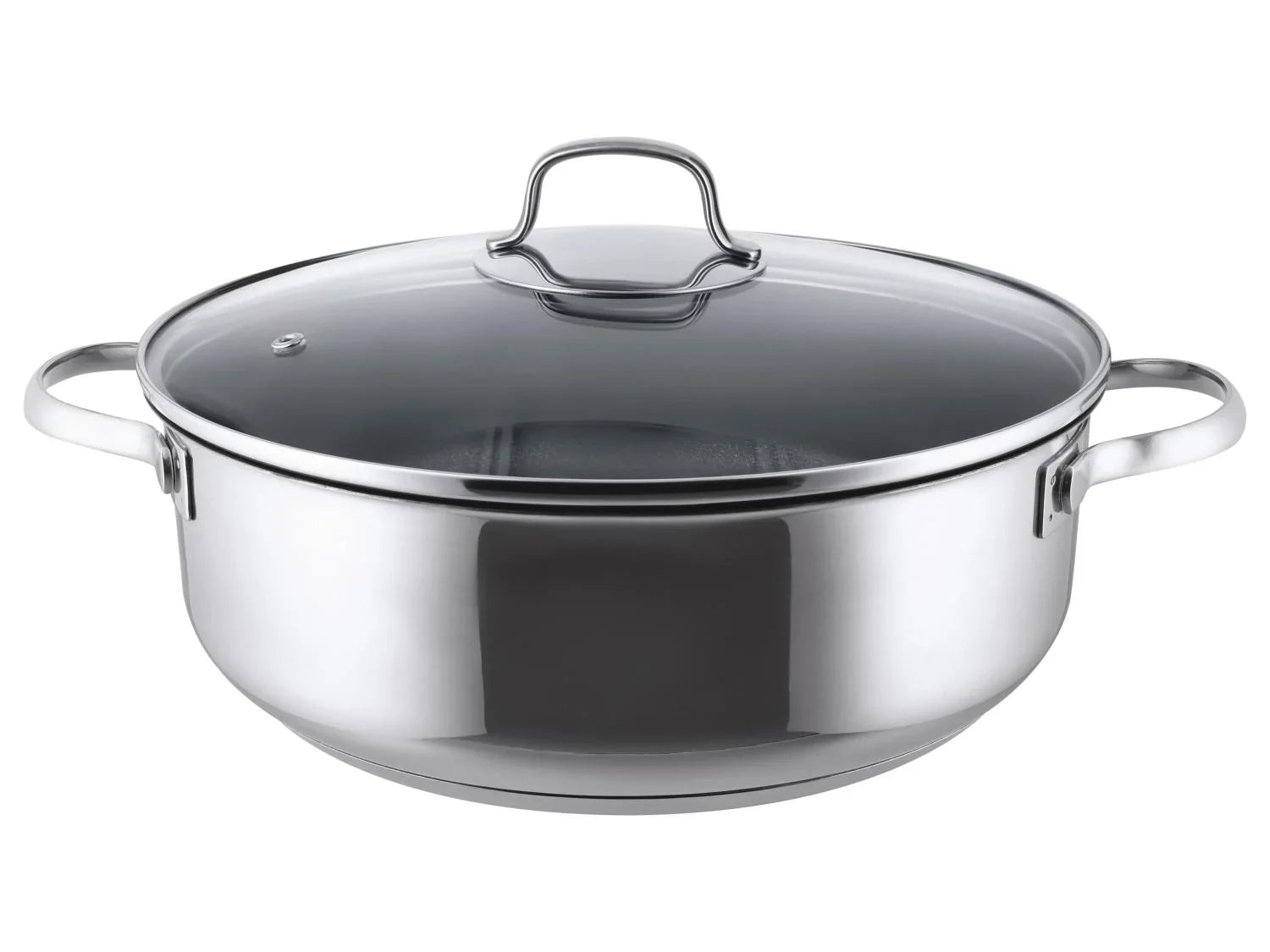 SILVERCREST Casserole en acier inoxydable,  28 cm