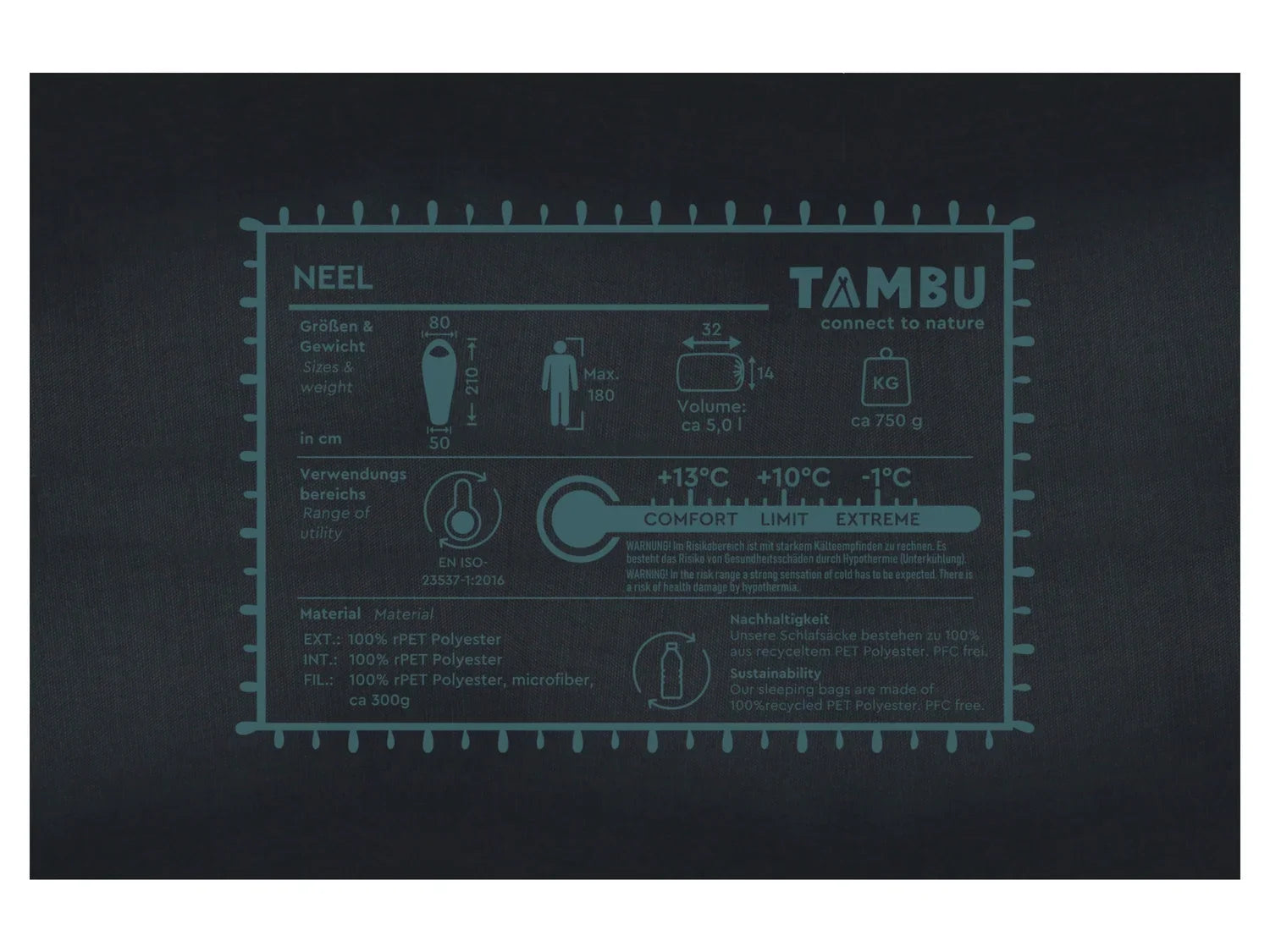 TAMBU Sac de couchage