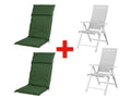 LIVARNO home Fauteuils + Coussins HOUSTON, vert