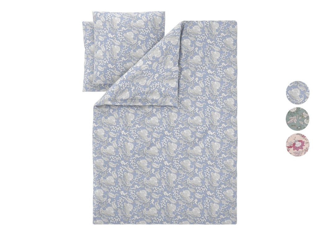 LIVARNO Parure de lit ou parure de lit double face en satin, 240 x 220 cm