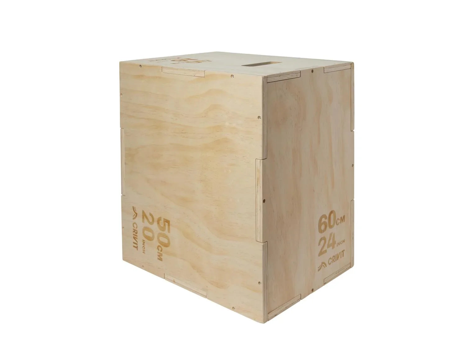 CRIVIT Bote de saut pliomtrique en bois