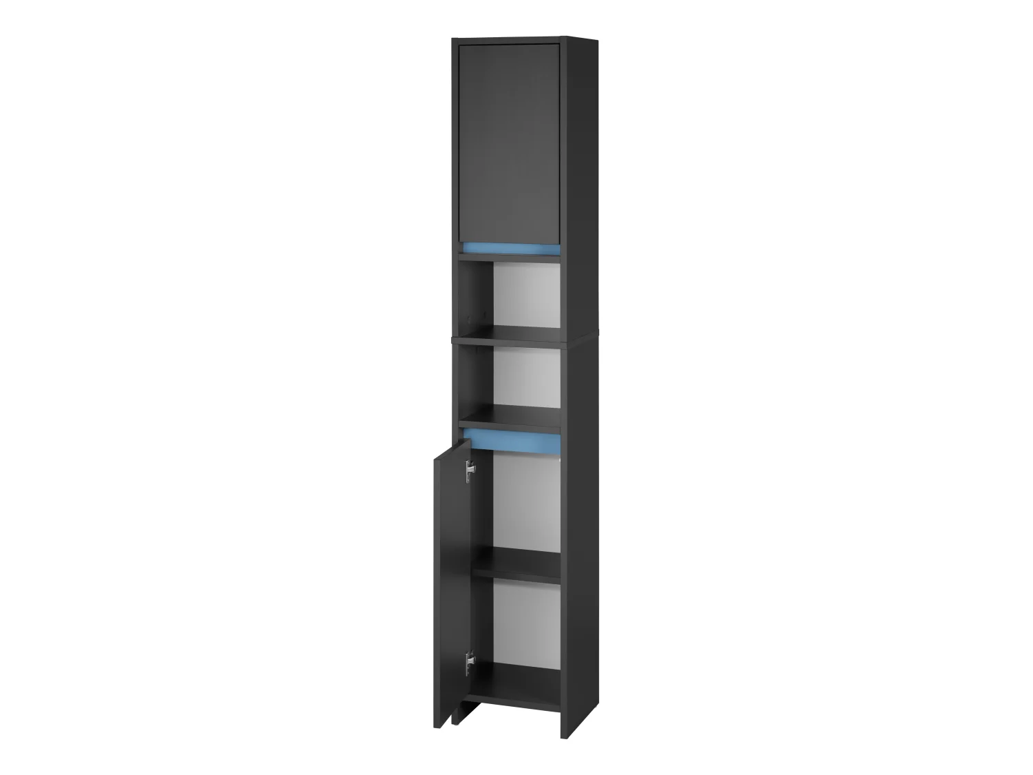 LIVARNO home Colonne de salle de bain Oslo, 32 x 180 x 28 cm, noire
