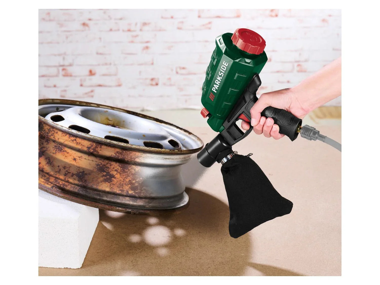 PARKSIDE Pistolet de nettoyage ou de sablage pneumatique