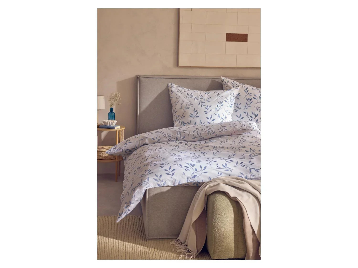 LIVARNO Parure de lit en coton mlang, 140 x 200 cm