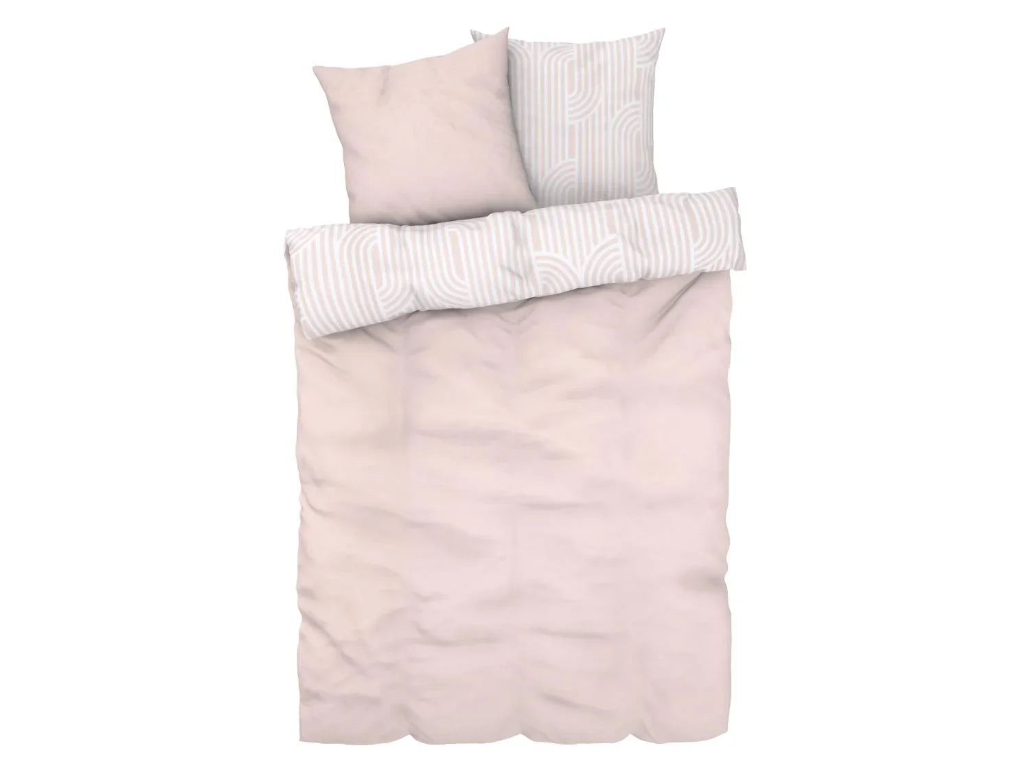 LIVARNO home Parure de lit double face en percale, 240 x 260 cm