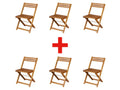 LIVARNO home Lot de 6 chaises SEVILLA