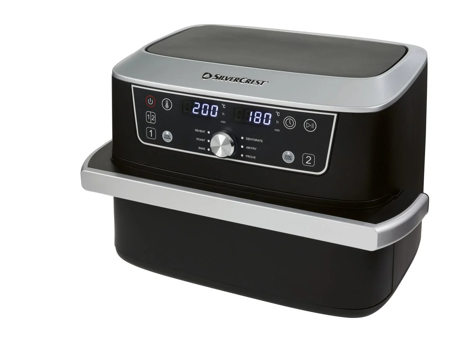SILVERCREST Friteuse  air chaud double compartiment