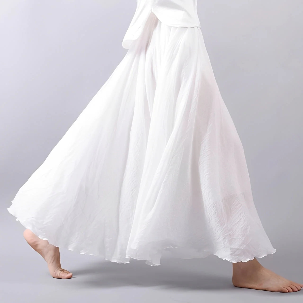 Alina - Jupe Maxi Bohème Flottante