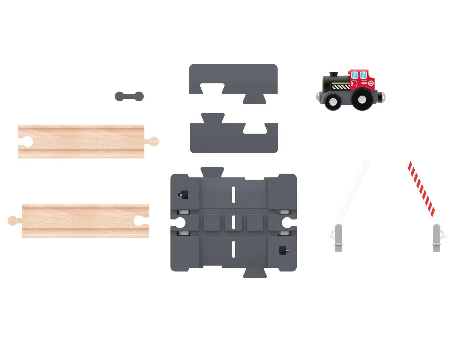 lupilu Accessoires pour circuits de train en bois