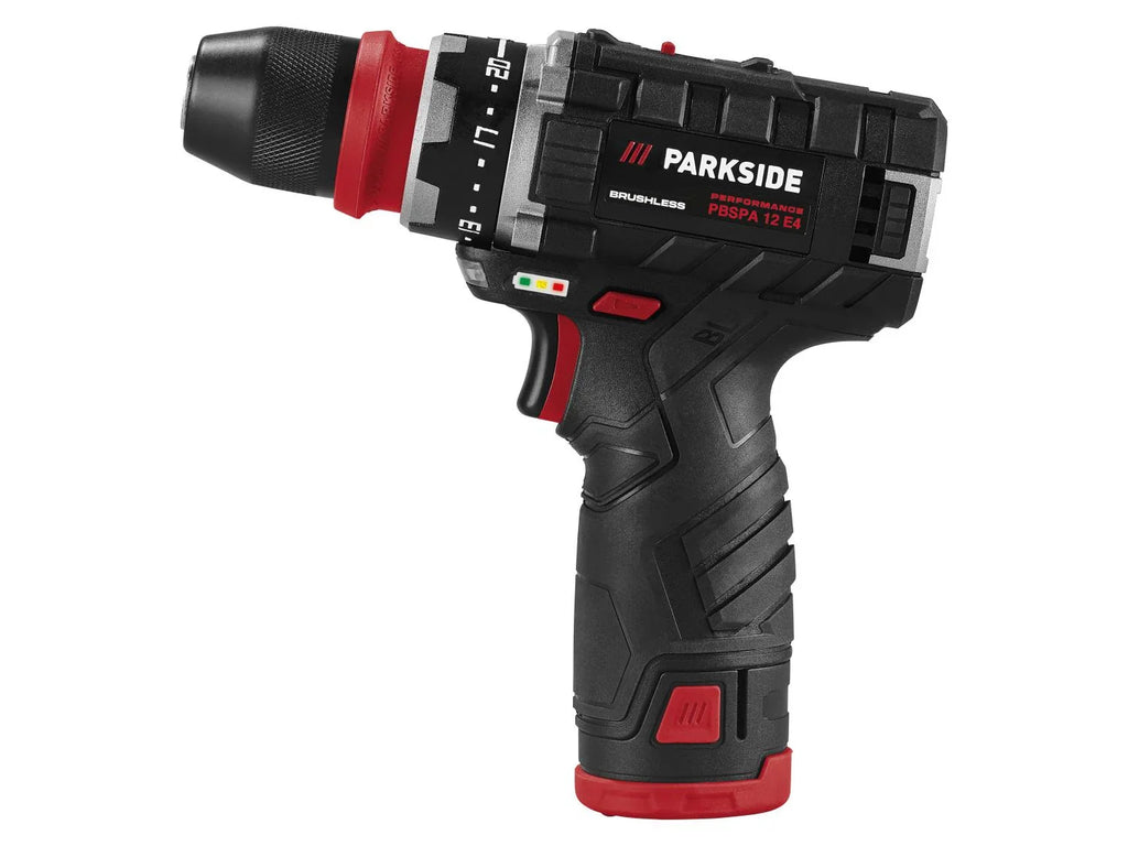 PARKSIDE PERFORMANCE Set perceuse-visseuse sans fil PBSPA 12 E4 + batterie + chargeur, 12 V