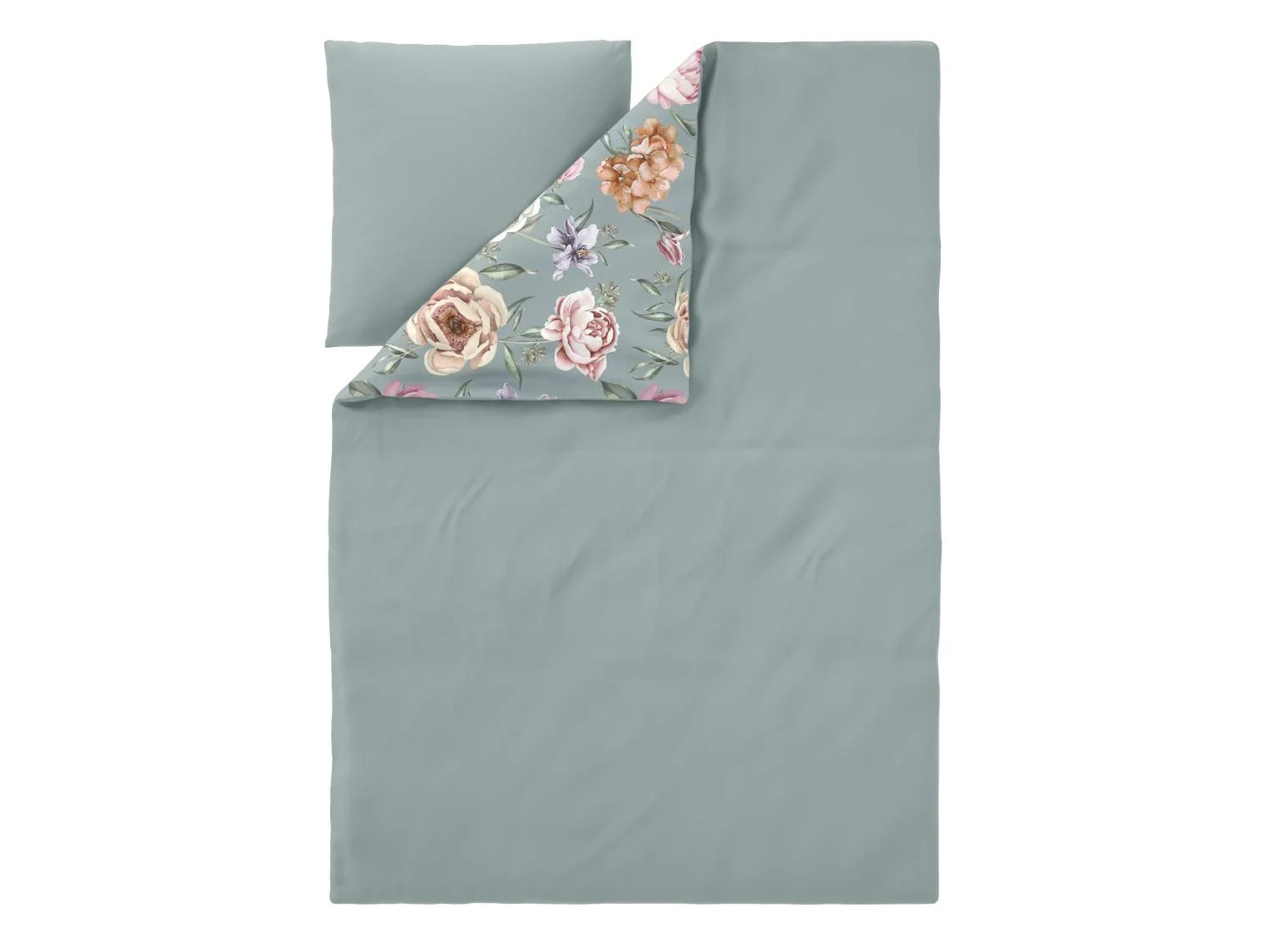 LIVARNO Parure de lit double face en satin microfibre, 140 x 200 cm
