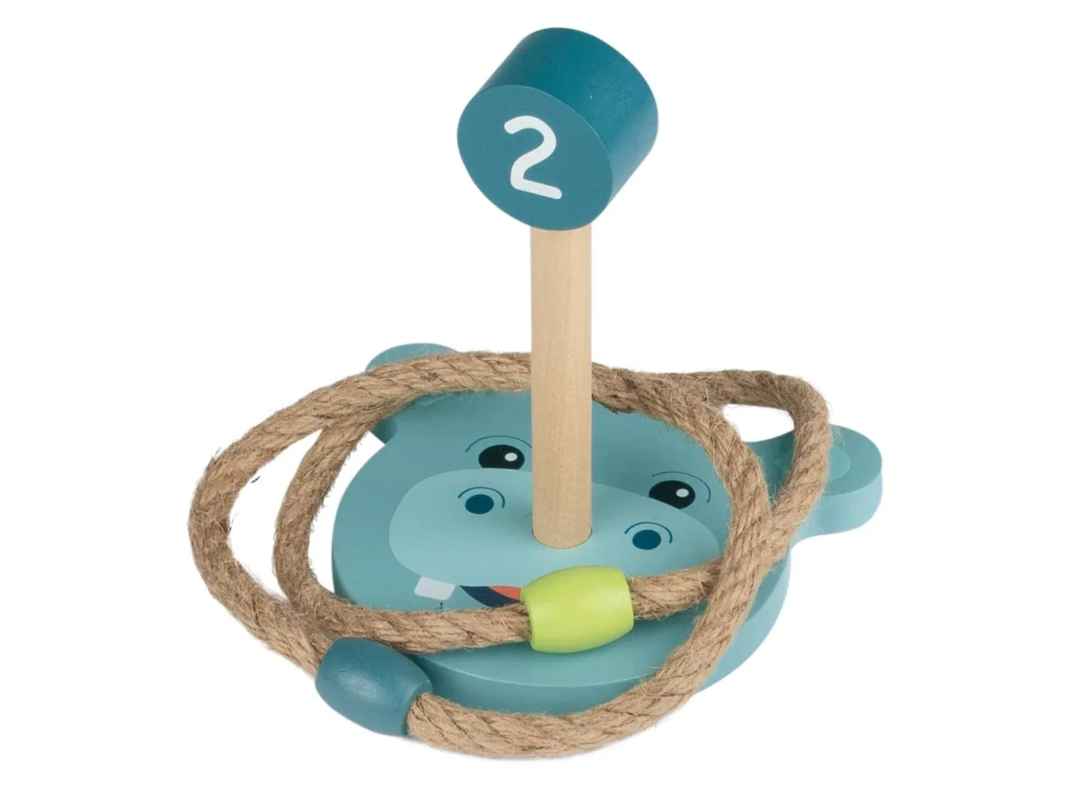 lupilu Jeu de quilles animaux ou Jeu de croquet ou Jeu de lancer d'anneaux animaux