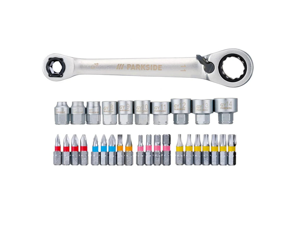 PARKSIDE Jeu de cls  douille, 31 pices