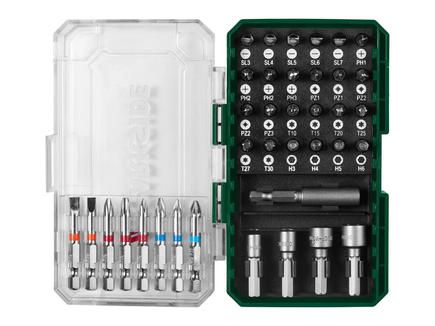 PARKSIDE Set de forets, mches ou embouts PBB 4 B2