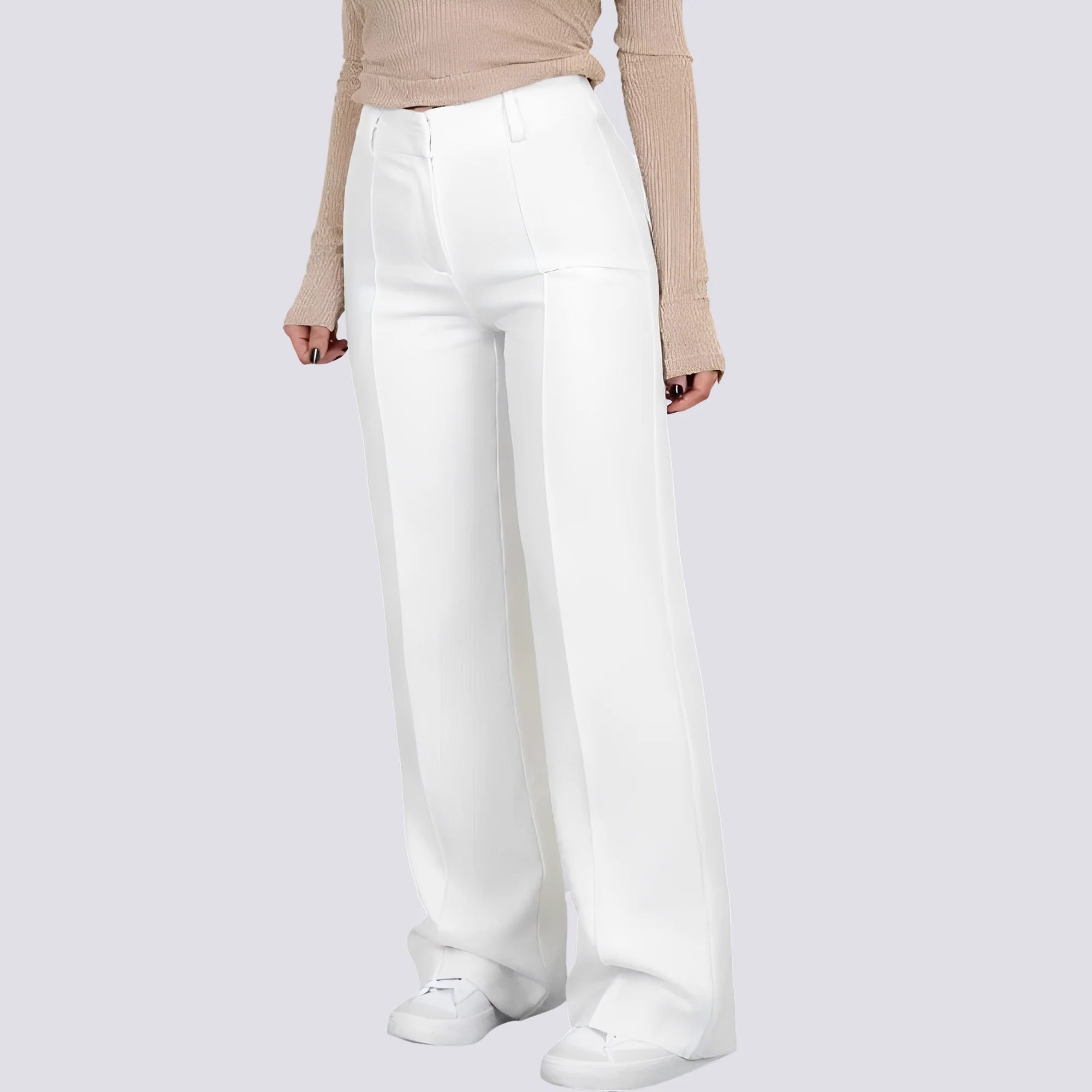 Herbie - Pantalon Taille Haute Décontracté