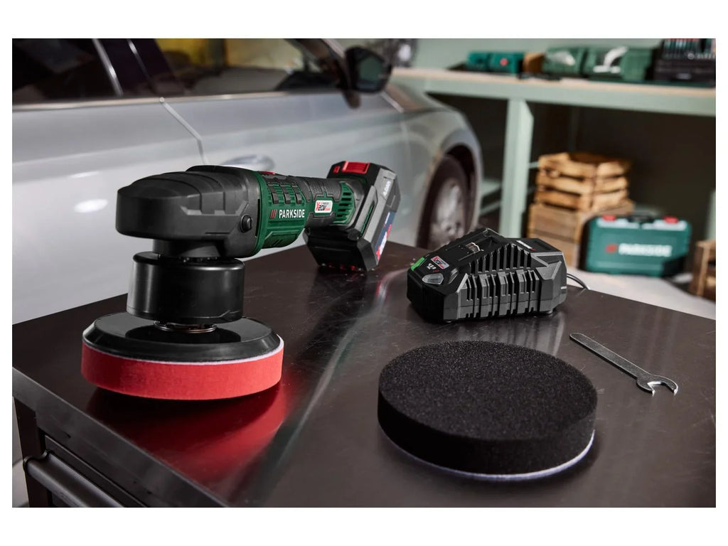 PARKSIDE Set polisseuse sans fil PPMAS 20-Li A2 + Batterie + Chargeur, 20 V