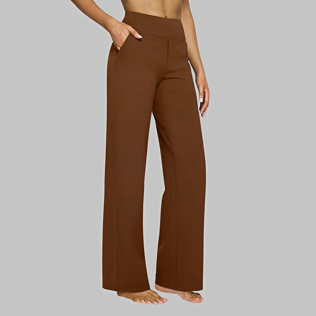 Roxanne - Pantalon Stretch Taille Haute