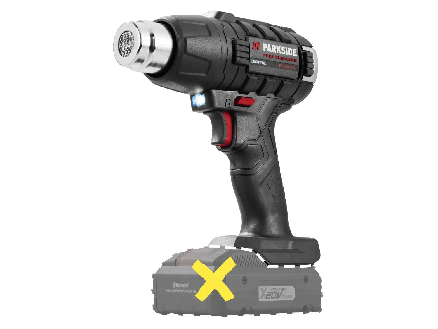 PARKSIDE PERFORMANCE Dcapeur thermique sans fil PPHLGA 20-Li B3, 20 V