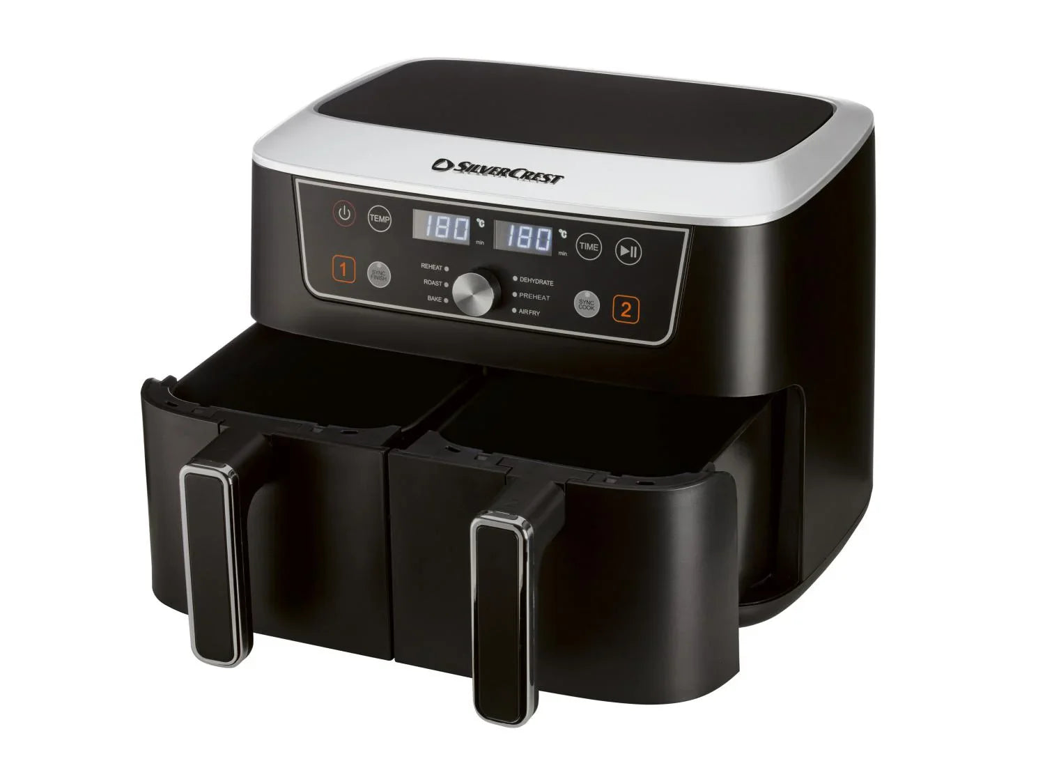 SILVERCREST Friteuse  air chaud double SHFDD 2600 B2