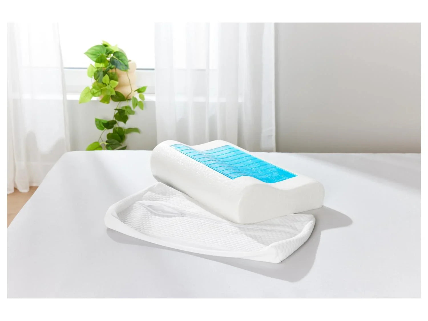 LIVARNO home Oreiller de soutien cervical avec gel