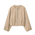 Veste Bombers Courte zippée pour Femme