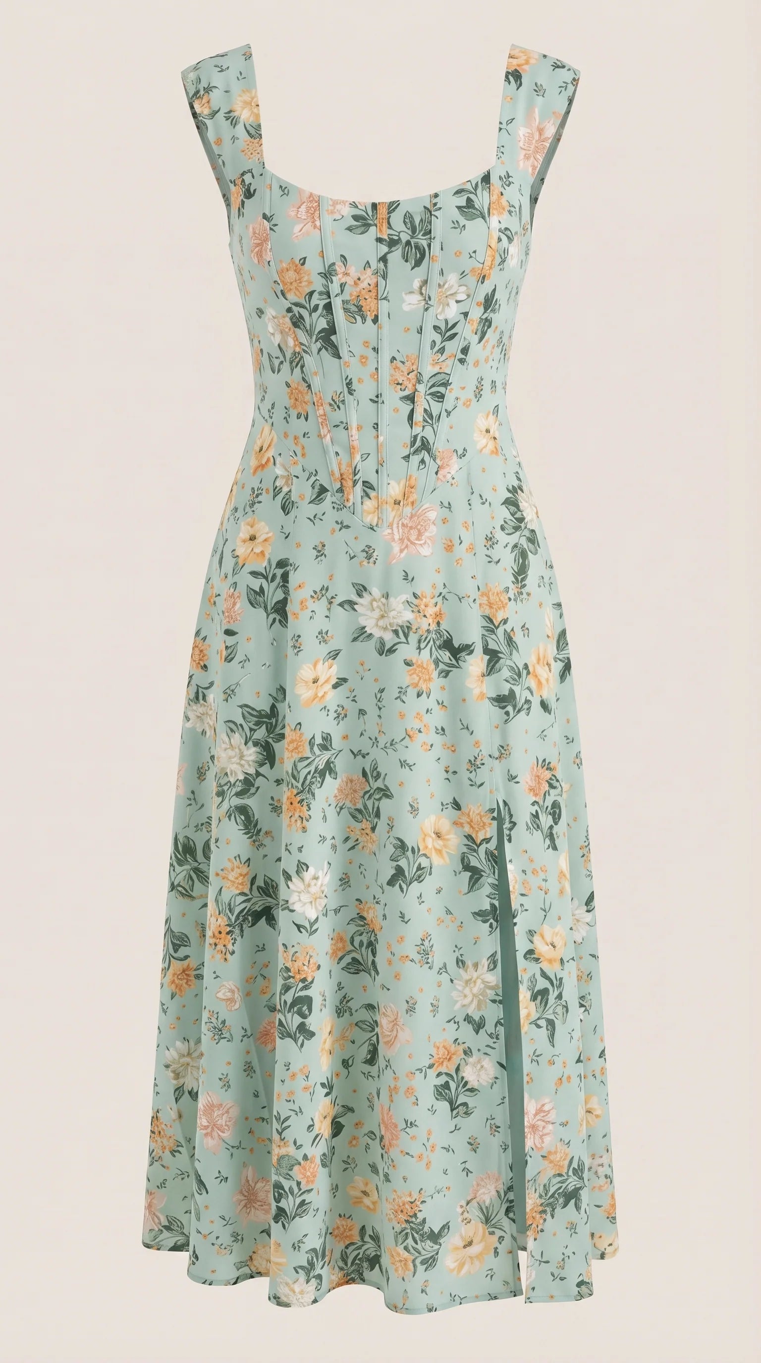 Robe corset midi femme tenue invité mariage