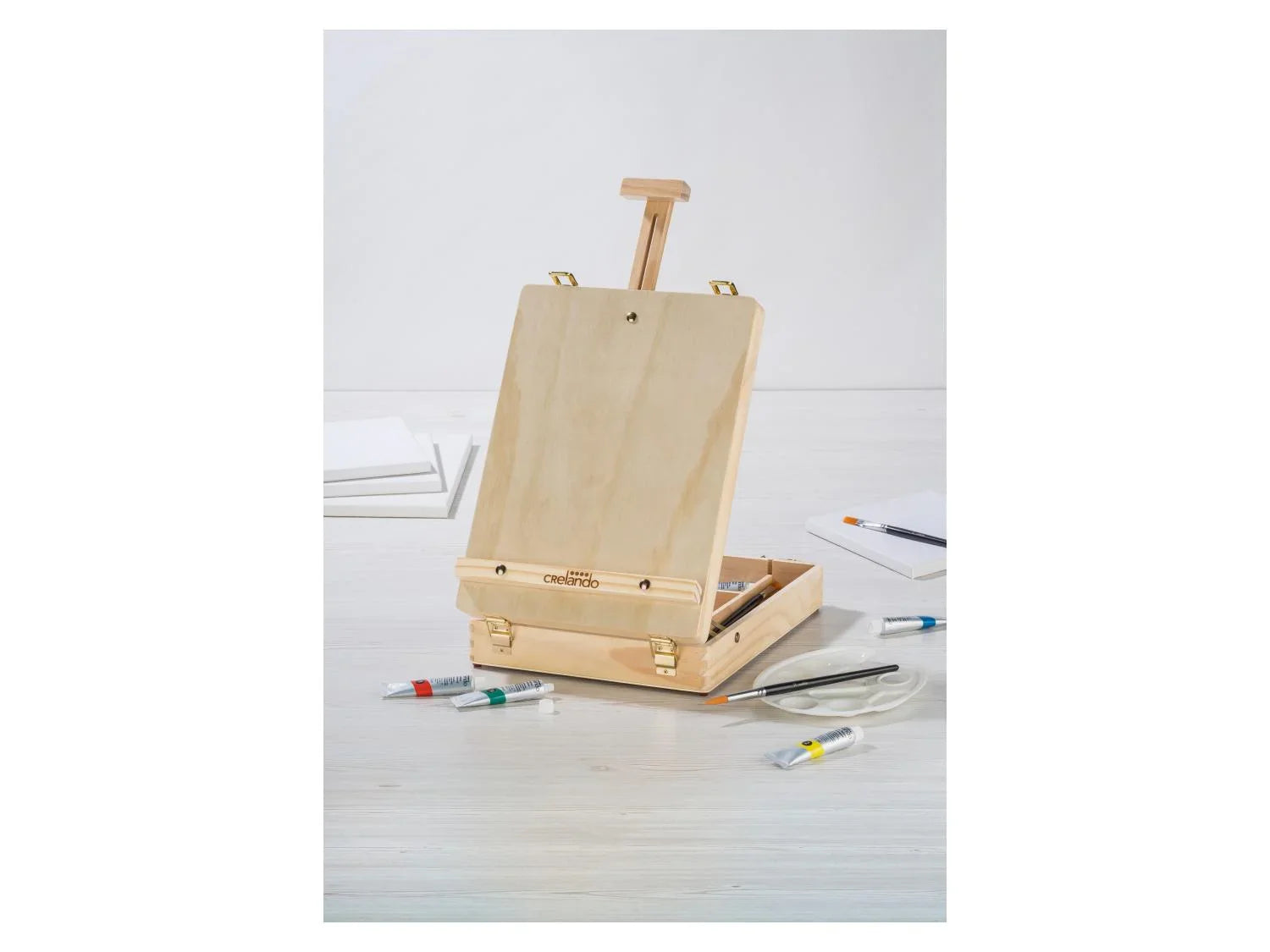 crelando Mallette avec chevalet de table
