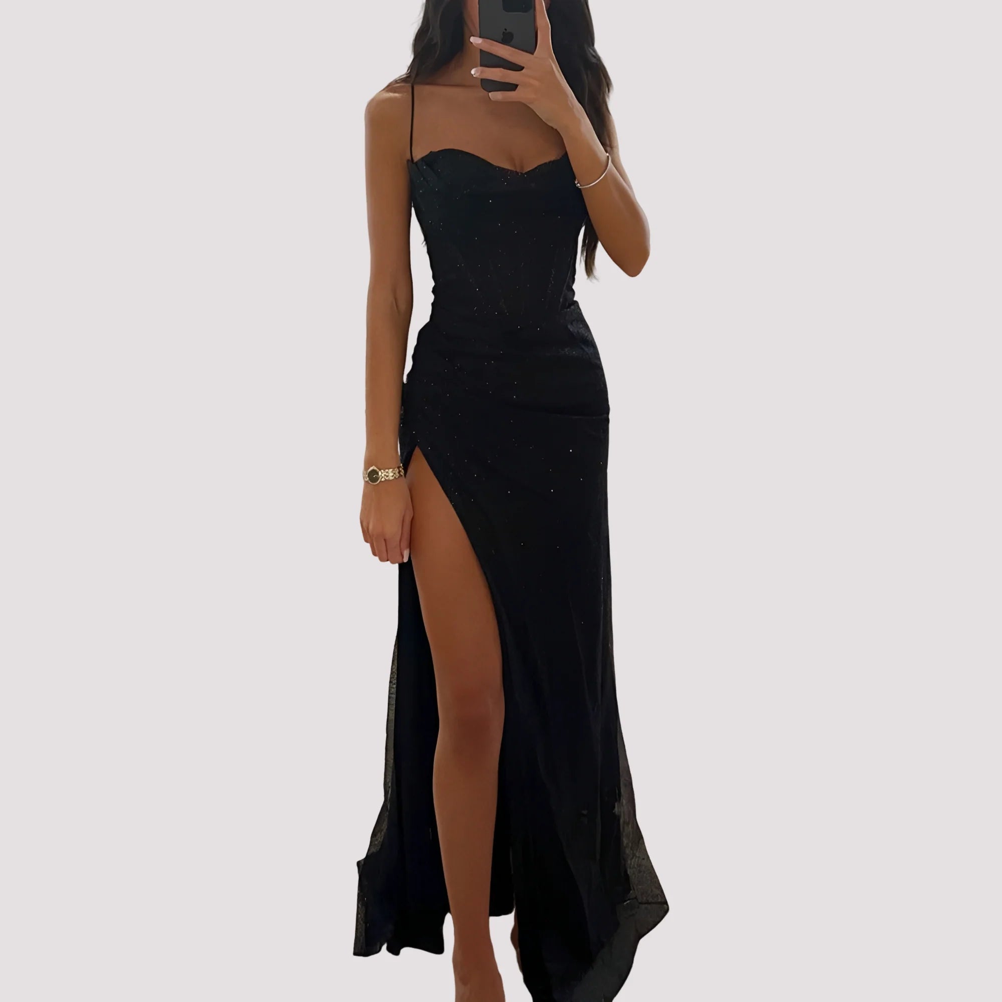 Bonnie - Robe Maxi Élégante avec Fente