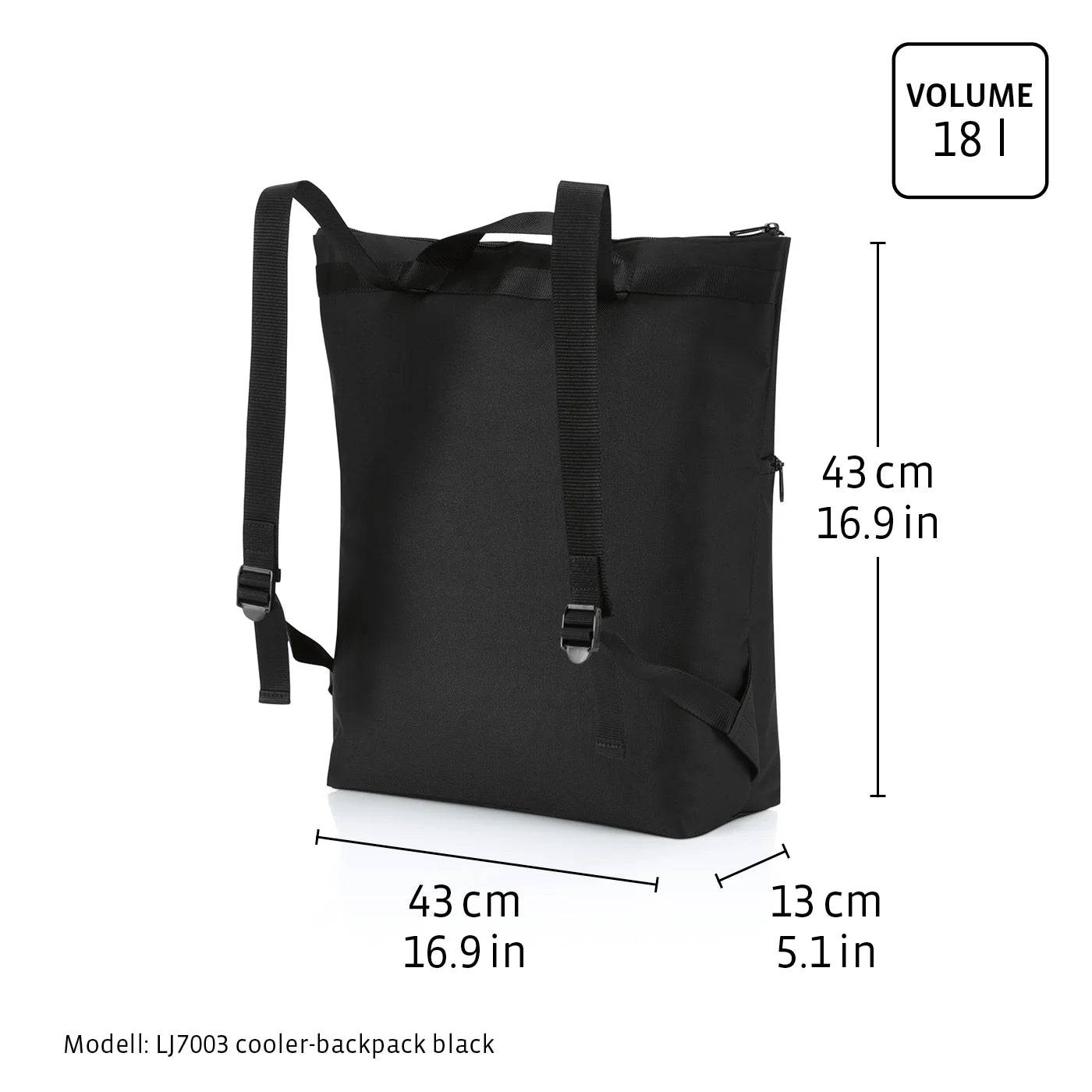 Cooler-Backpack Twist Silver