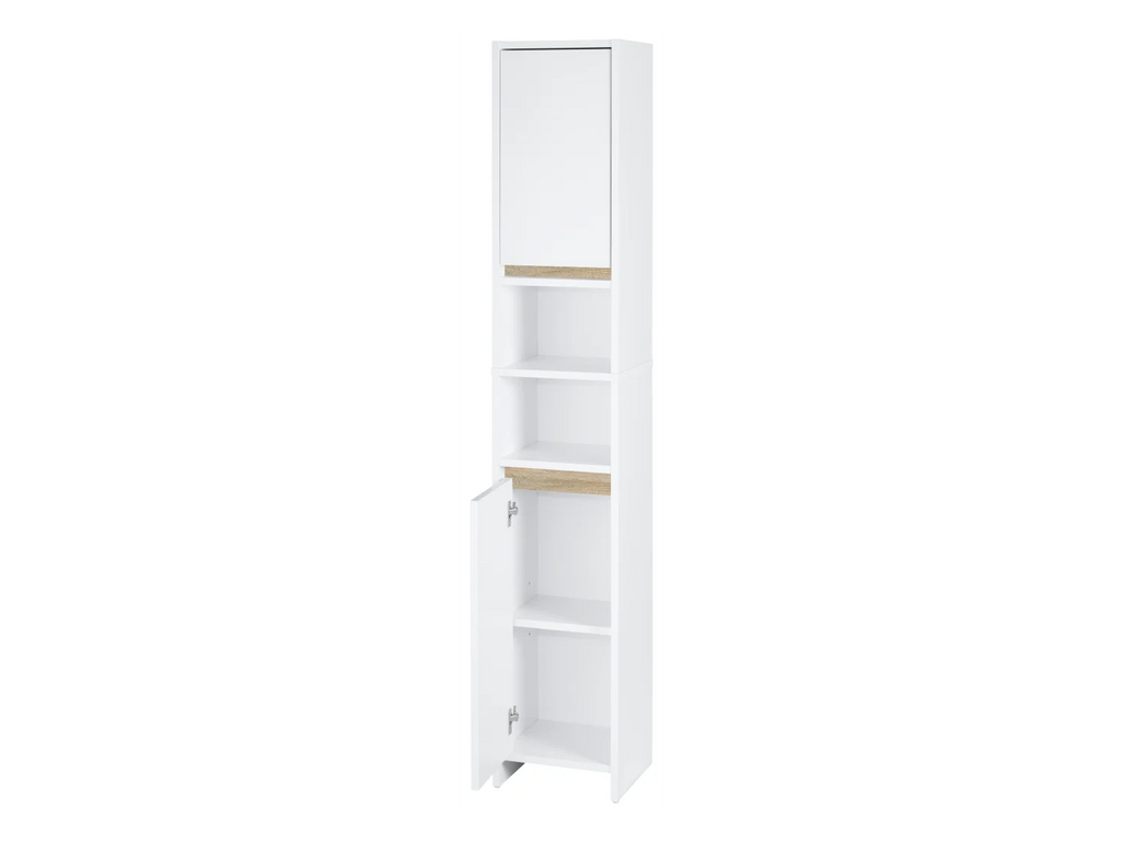 LIVARNO home Armoire de toilette haute Oslo, 32 x 180 x 28 cm, blanche
