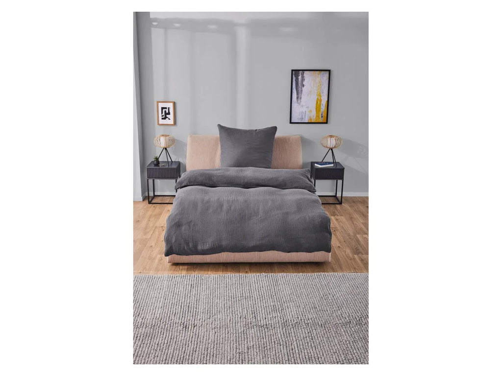 LIVARNO home Parure de lit en mousseline, 140 x 200 cm