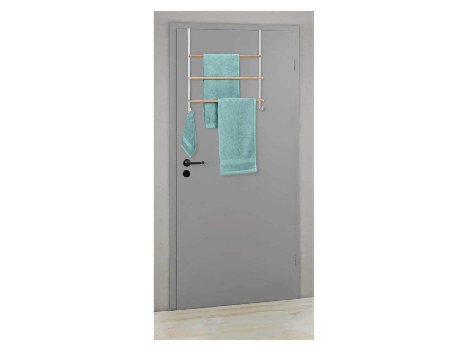 Wenko Porte-serviettes de porte en bambou
