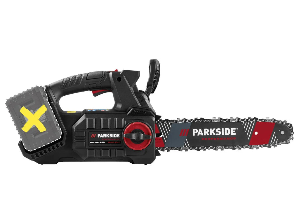 PARKSIDE PERFORMANCE Trononneuse dlagage sans fil PPAKS 40-Li B2, guide 35 cm, 40 V