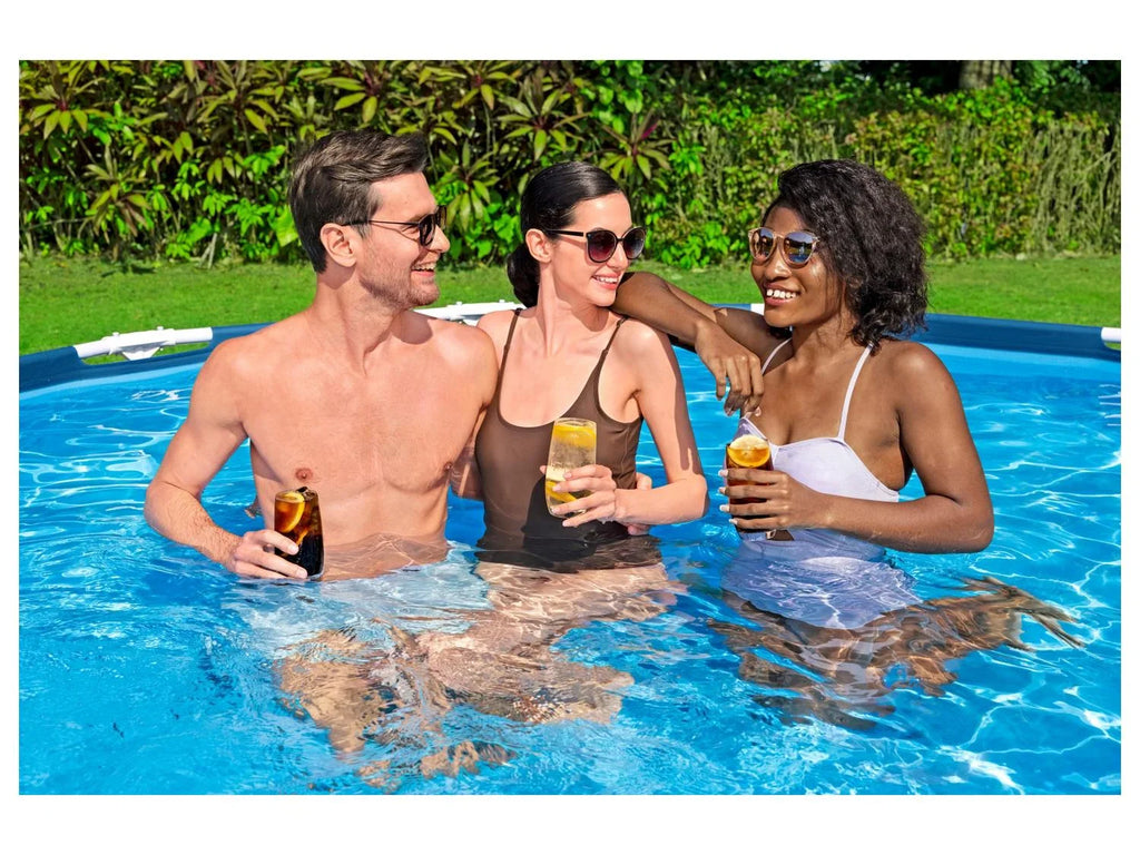 Bestway Piscine tubulaire Steel Pro avec pompe de filtration