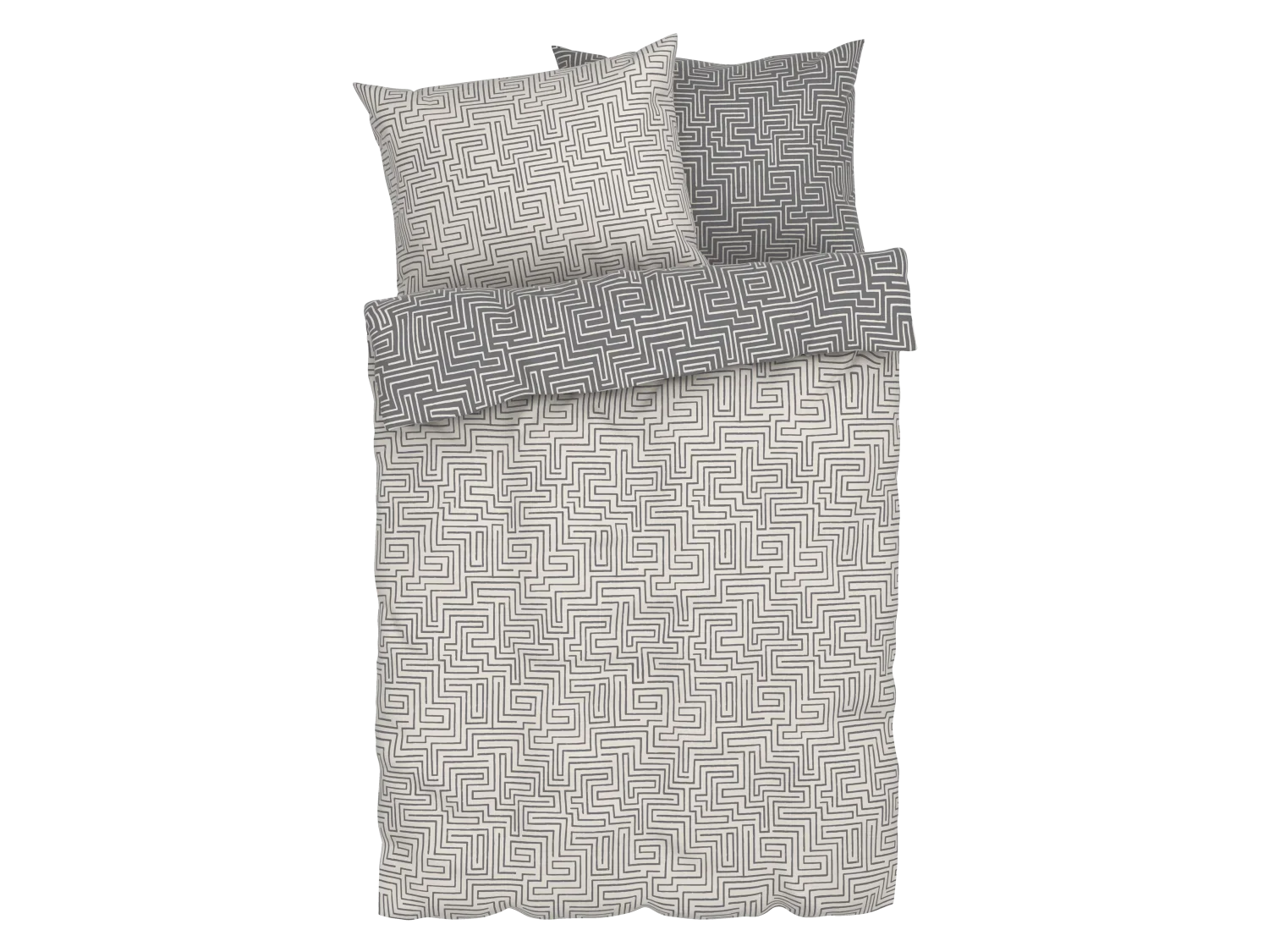 LIVARNO home Parure de lit en satin microfibre, 240 x 220 cm
