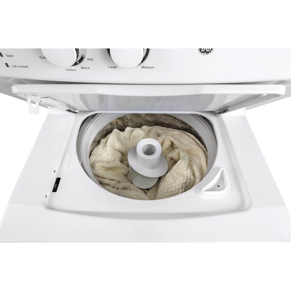 2025 3.8 Cu. Ft. Top Load Washer and 5.9 Cu. Ft. Electric Dryer Laundry Center – White