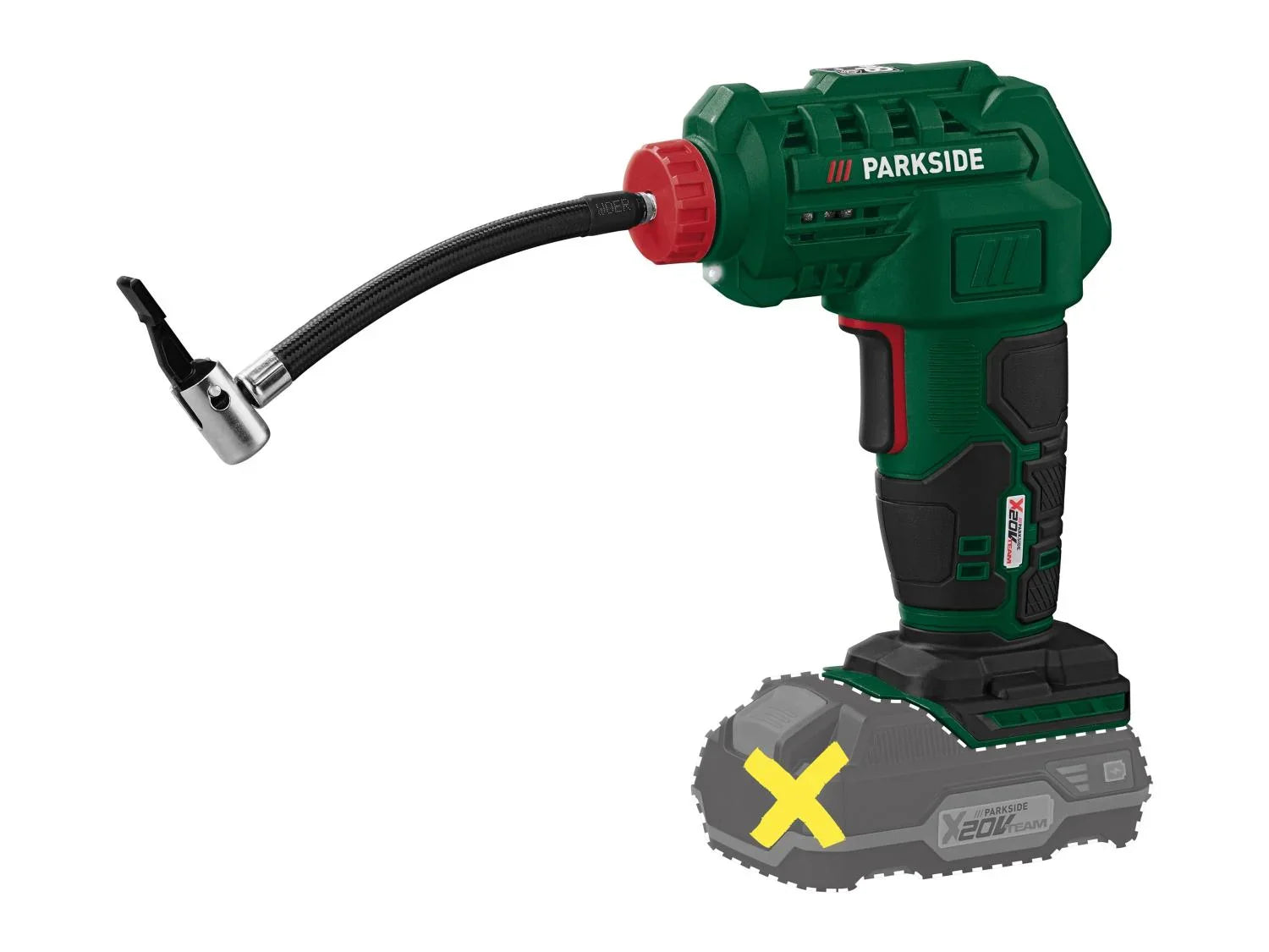 PARKSIDE Pompe  air PALP 20-Li B2 ou compresseur PAK 20-Li B2 sans fil, 20 V