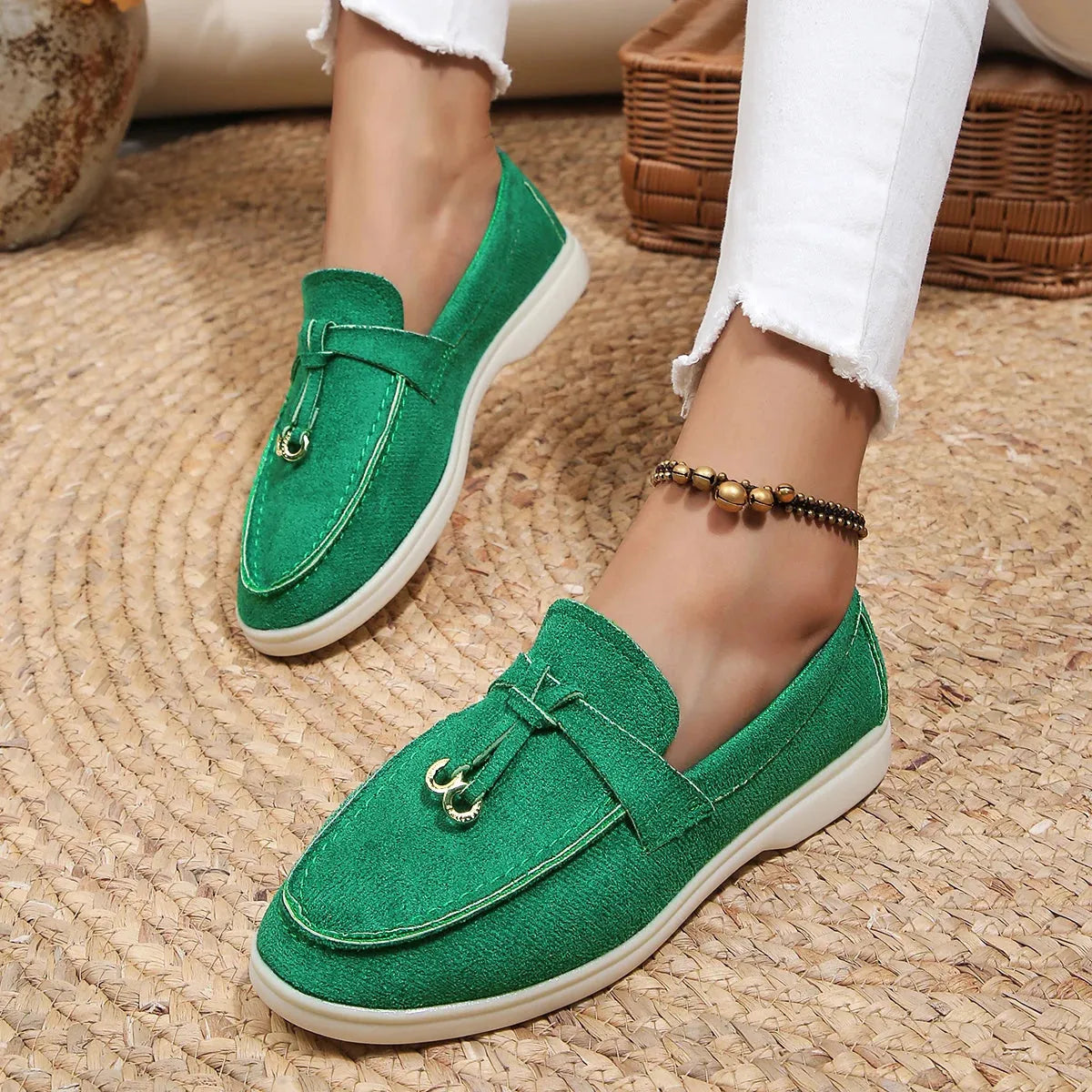 Sophie Paris | Mocassins Confortables de Luxe en Daim