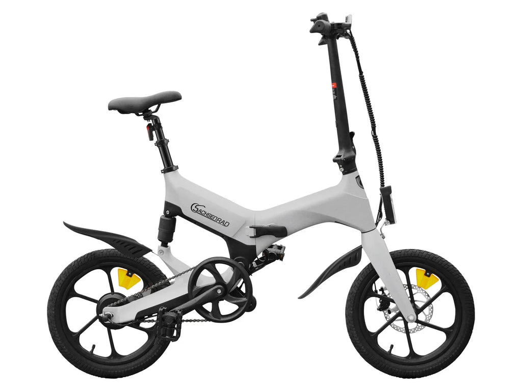SachsenRad Vlo lectrique pliable E-Folding Race Bike F12, 16 pouces
