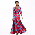 Amelie | Robe Maxi Florale Élégante
