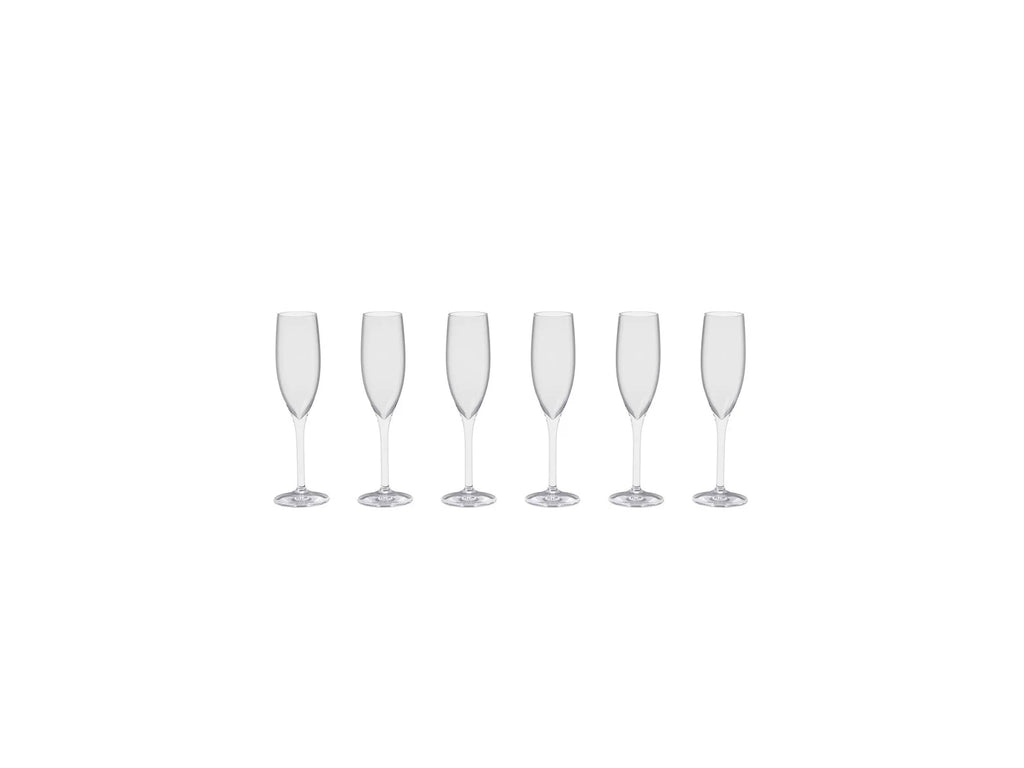 ERNESTO Lot de 6 verres  vin,  champagne ou  eau