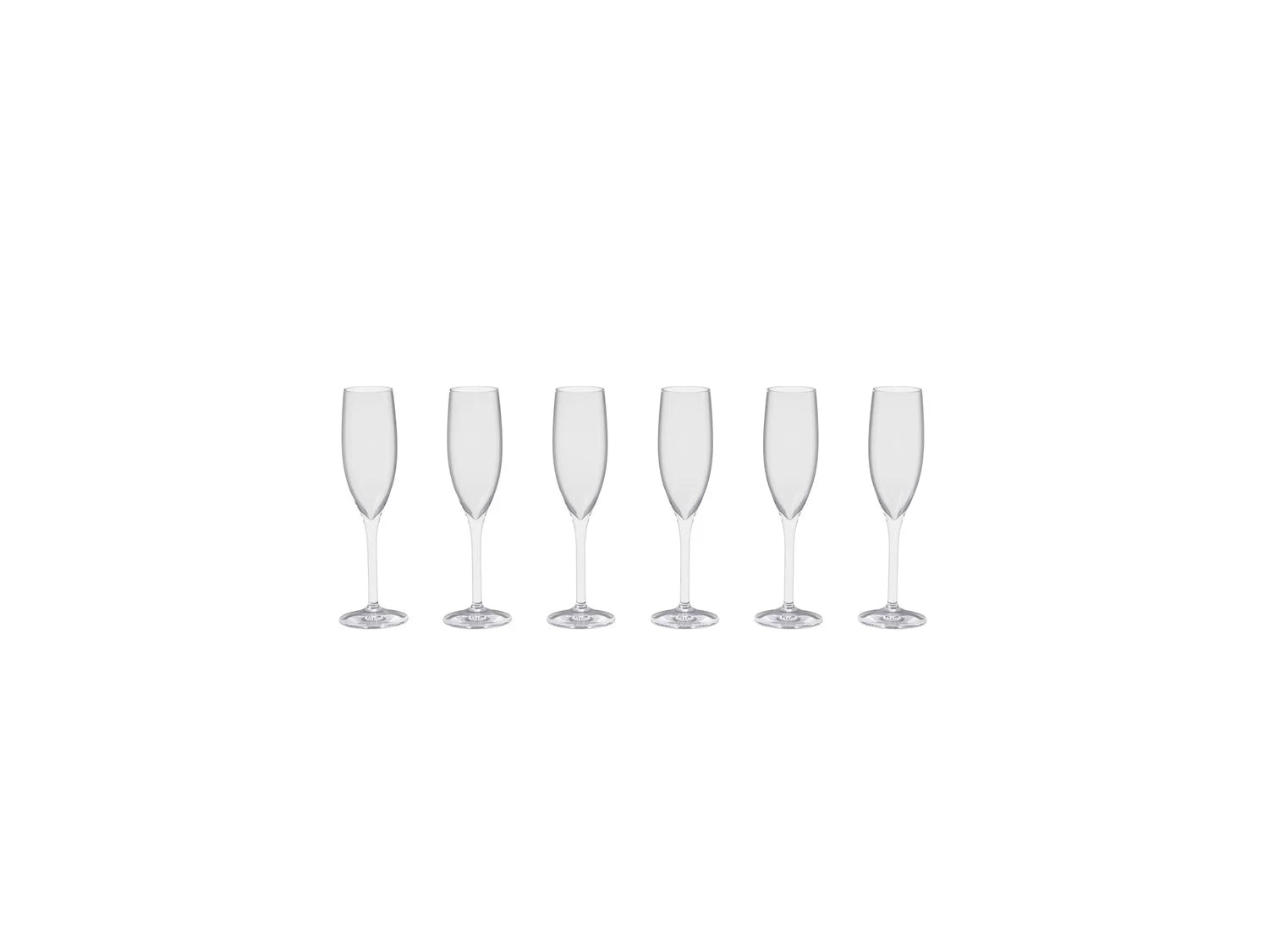 ERNESTO Lot de 6 verres  vin,  champagne ou  eau