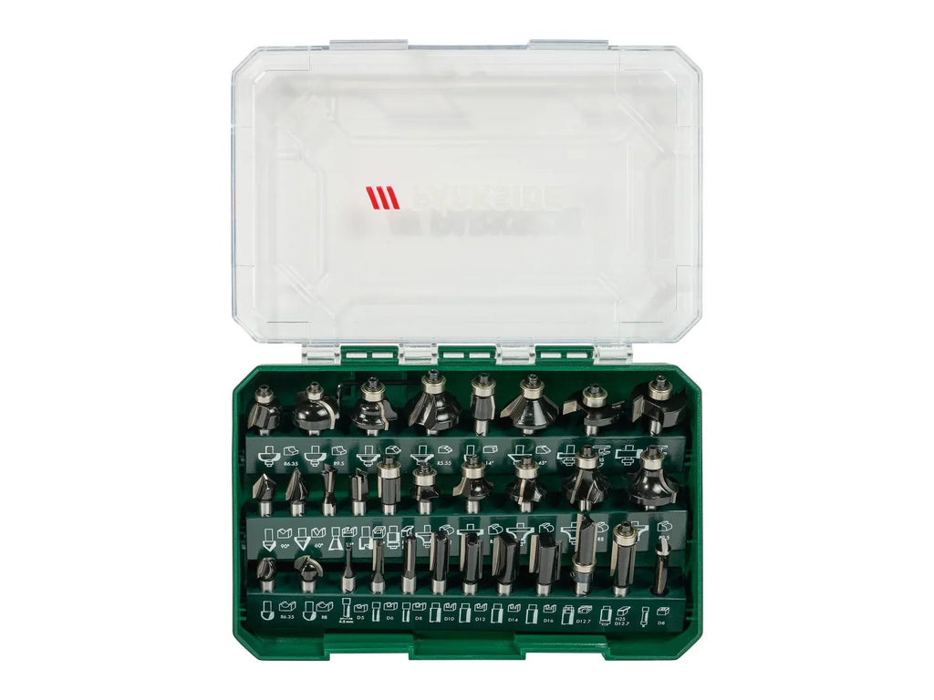PARKSIDE Set d'embouts de fraisage PFB 30 A1, 30 pices
