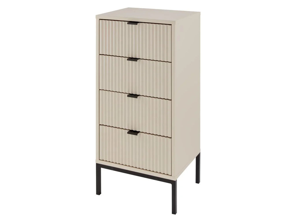 LIVARNO home Commode, 40 x 33 x 84,9 cm, beige/noir