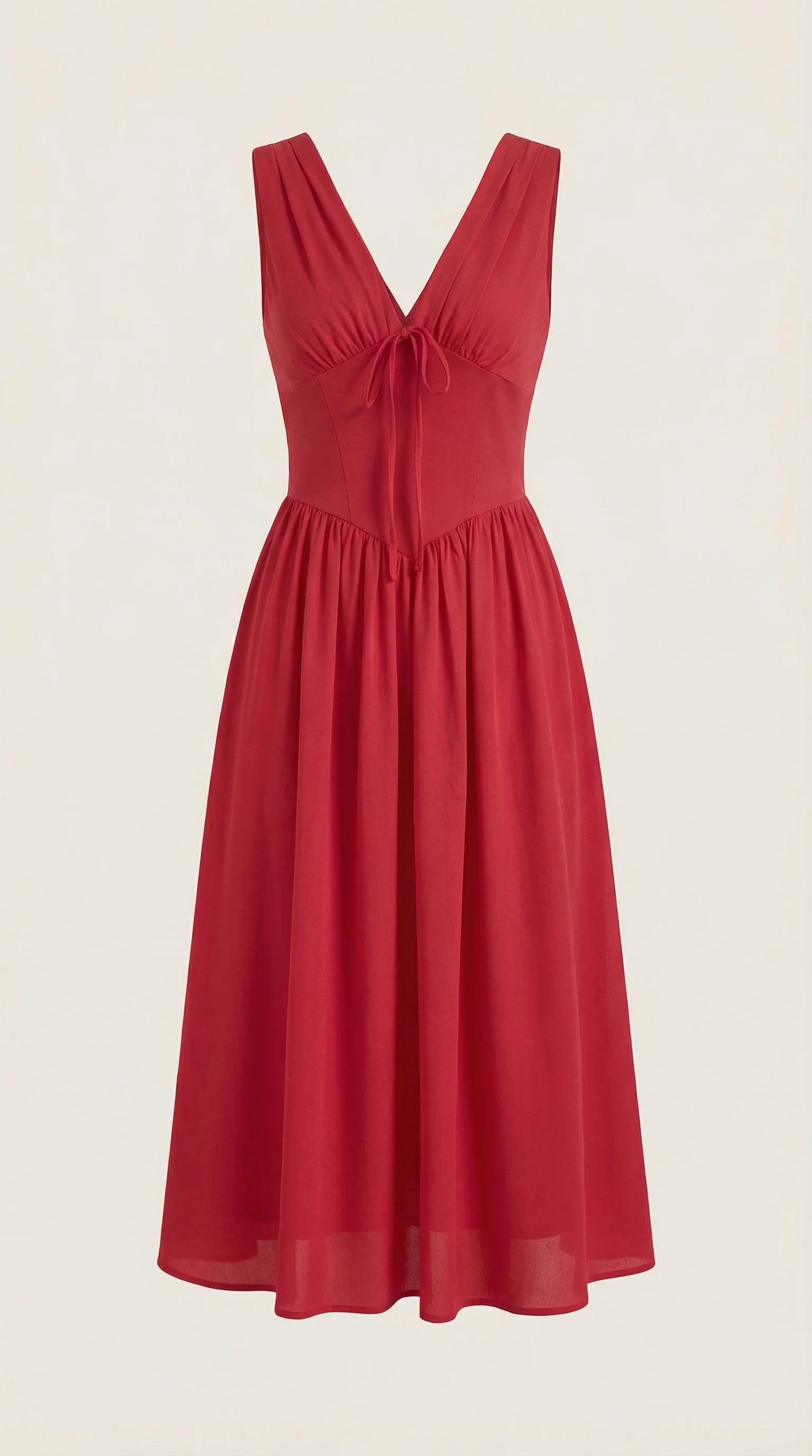 Robe mi-longue d'été corset pour femme