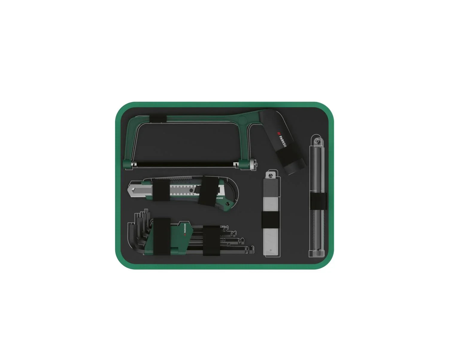 PARKSIDE Mallette  outils, 108 pices